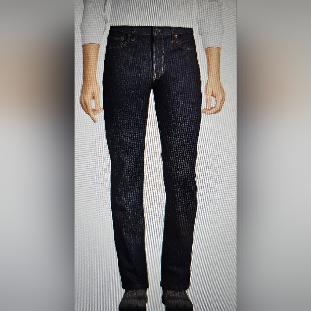 NWT Men's Blake Shelton Lands' End Relaxed Fit Jeans 33x27 - Picture 8 of 11